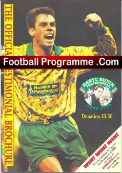 Daryl Sutch Testimonial Benefit Match Norwich City 1998