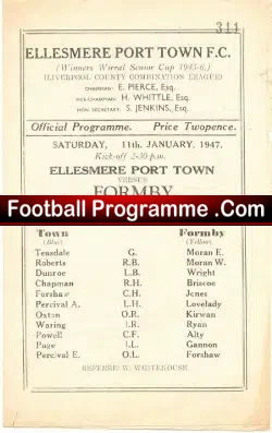 Ellesmere Port v Formby 1947