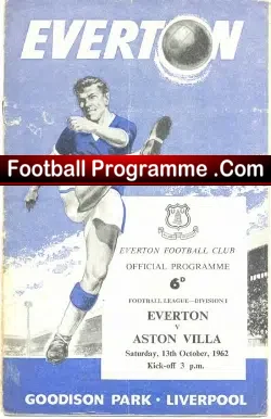 Everton v Aston Villa 1962 – Champions