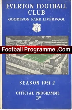 Everton v Bury 1951
