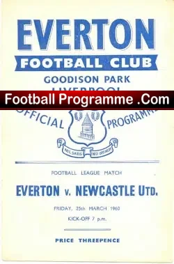 Everton v Newcastle United 1960