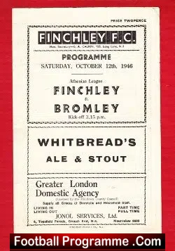 Finchley v Bromley 1946