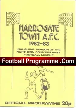 Harrogate Town v Manchester United 1983 – Friendly Match