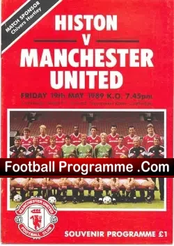 Histon Town v Manchester United 1989