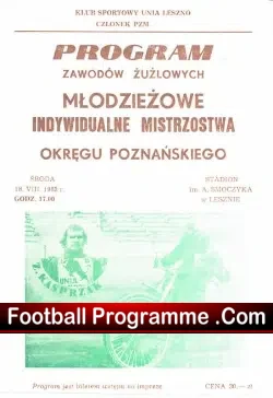 International Speedway Programme 1982