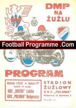 International Speedway Programme 1983