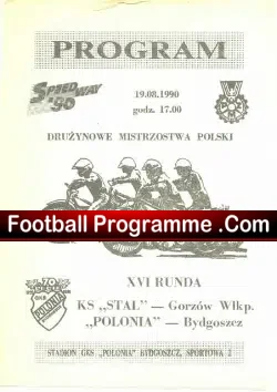 International Speedway Programme 1990