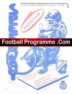 International Speedway Programme 1992
