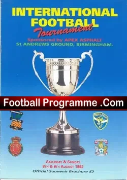 International Tournament 1992 at Birmingham City