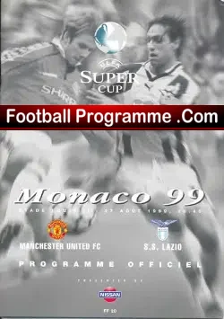 Lazio v Manchester United 1999 – Super Cup Monaco – France