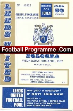 Leeds United v Bologna 1967