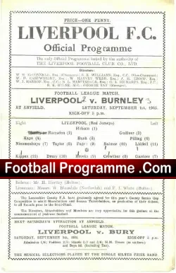 Liverpool v Burnley 1945