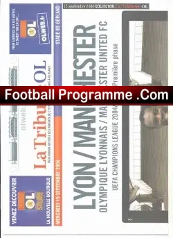 Lyon v Manchester United 2004 – Newspaper Edition France