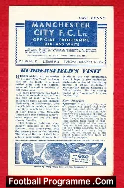 Manchester City v Huddersfield Town 1946