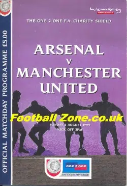 Manchester United v Arsenal 1999 – Charity Shield Wembley