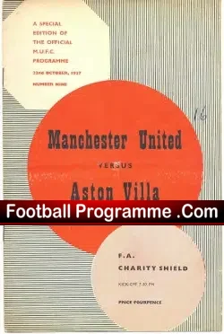 Manchester United v Aston Villa 1957 – Charity Shield at OT