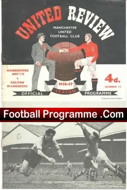 Manchester United v Bolton Wanderers 1956 – 1st Floodlit Game