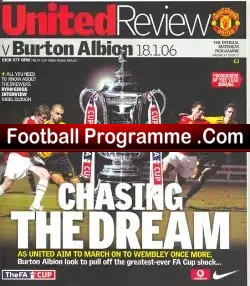 Manchester United v Burton Albion 2006 – FA Cup