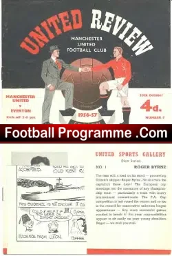 Manchester United v Everton 1956