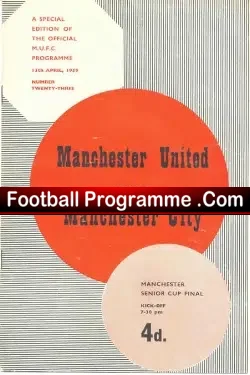 Manchester United v Manchester City 1959 – Senior – Cup Final