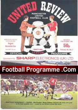 Manchester United v Norwich City 1987