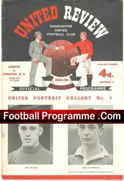 Manchester United v Preston 1955