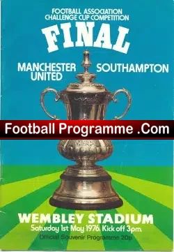 Manchester United v Southampton 1976 – FA Cup Final