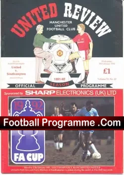 Manchester United v Southampton 1992 – FA Cup