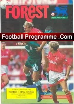 Nottingham Forest v Manchester United 1992