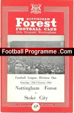 Nottingham Forest v Stoke City 1965