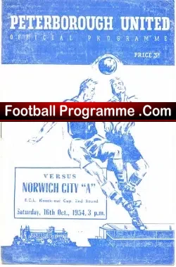 Peterborough United v Norwich City 1954 – A Team Friendly