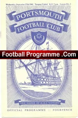 Portsmouth v Torquay United 1961