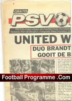 PSV Eindhoven v Manchester United 1984 – Netherlands