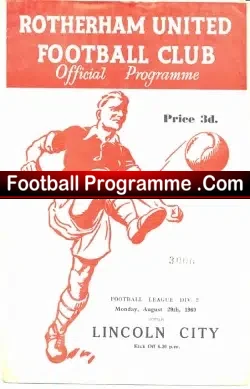 Rotherham United v Lincoln City 1960