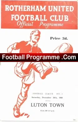 Rotherham United v Luton Town 1960