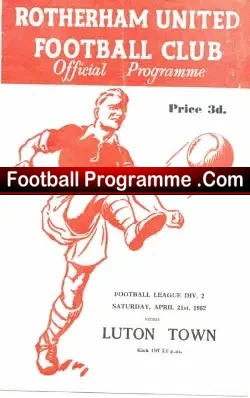 Rotherham United v Luton Town 1962
