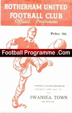 Rotherham United v Swansea Town 1961