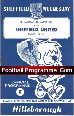 Sheffield Wednesday v Sheffield United 1966