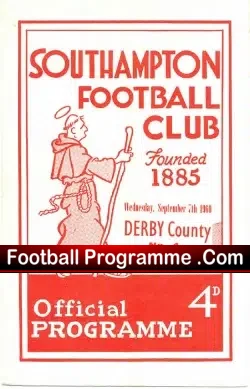 Southampton v Derby County 1960
