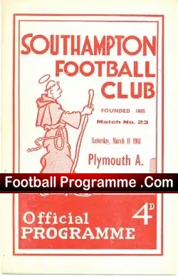 Southampton v Plymouth Argyle 1961