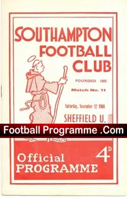 Southampton v Sheffield United 1960