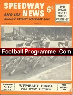 Speedway News Magazine 1954