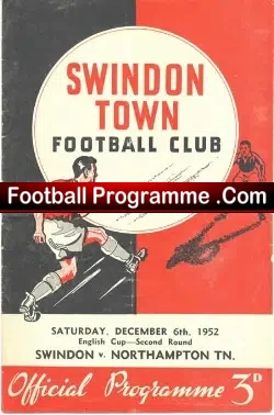 Swindon Town v Northampton Town 1952