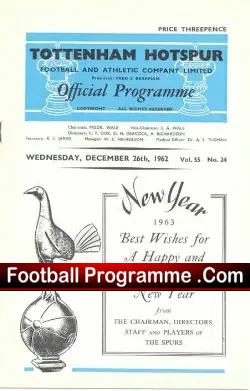 Tottenham Hotspur v Ipswich Town 1962