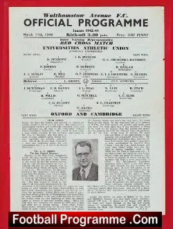 Universities Athletic Union v Oxford & Cambridge 1943 – 44