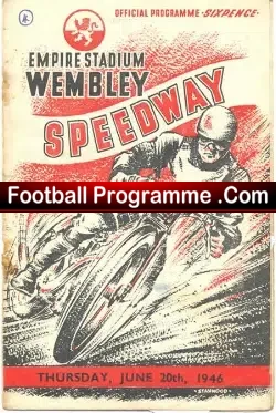 Wembley Speedway v Belle Vue 1946