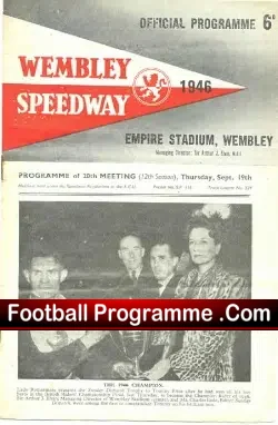 Wembley speedway v Odsal 1946