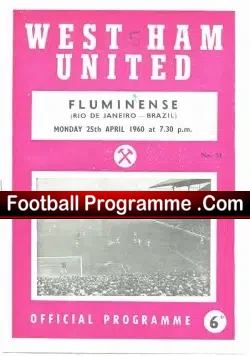 West Ham United v Fluminense 1960 – Brazil