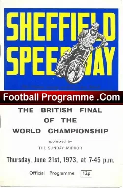 World Speedway Championship British Final 1973