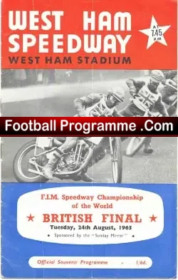 World Speedway Championship British Final 1965